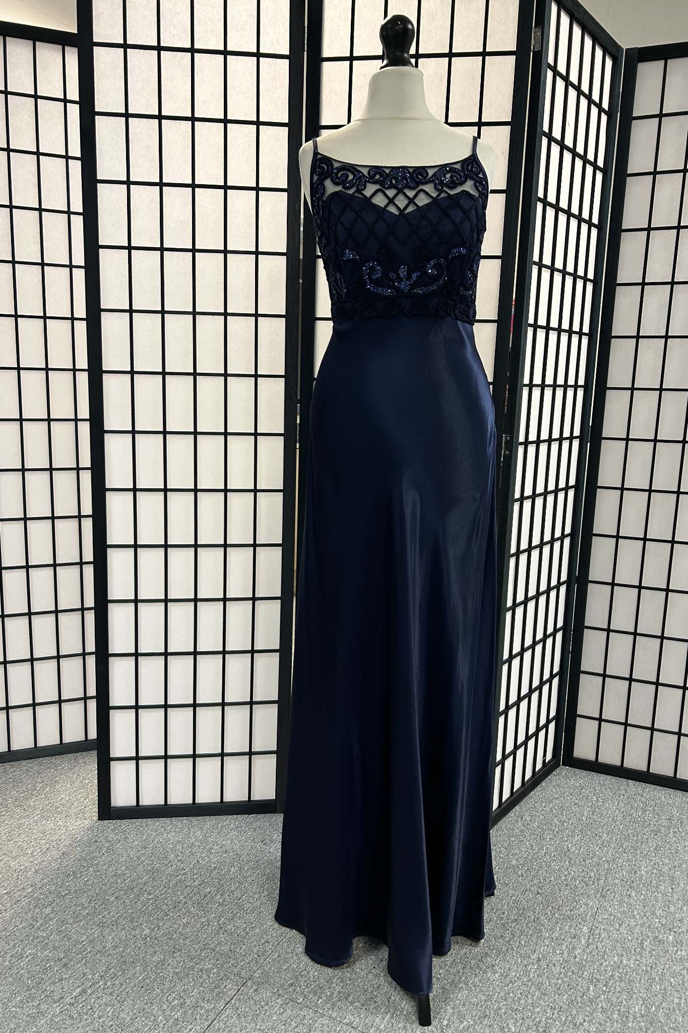 Ki Ki Embellished Navy 10