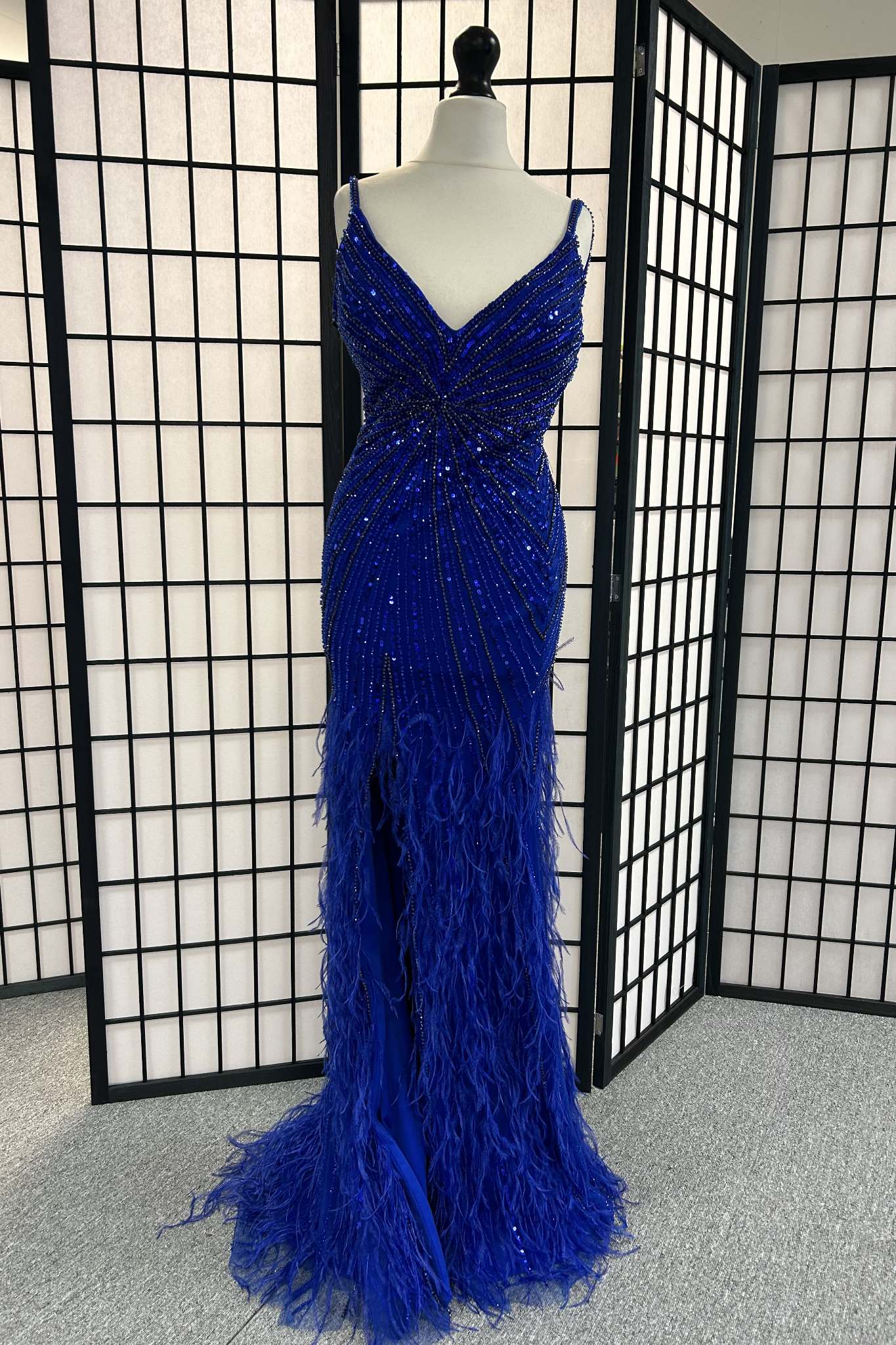 To The Nines Embellished Royal Blue 6