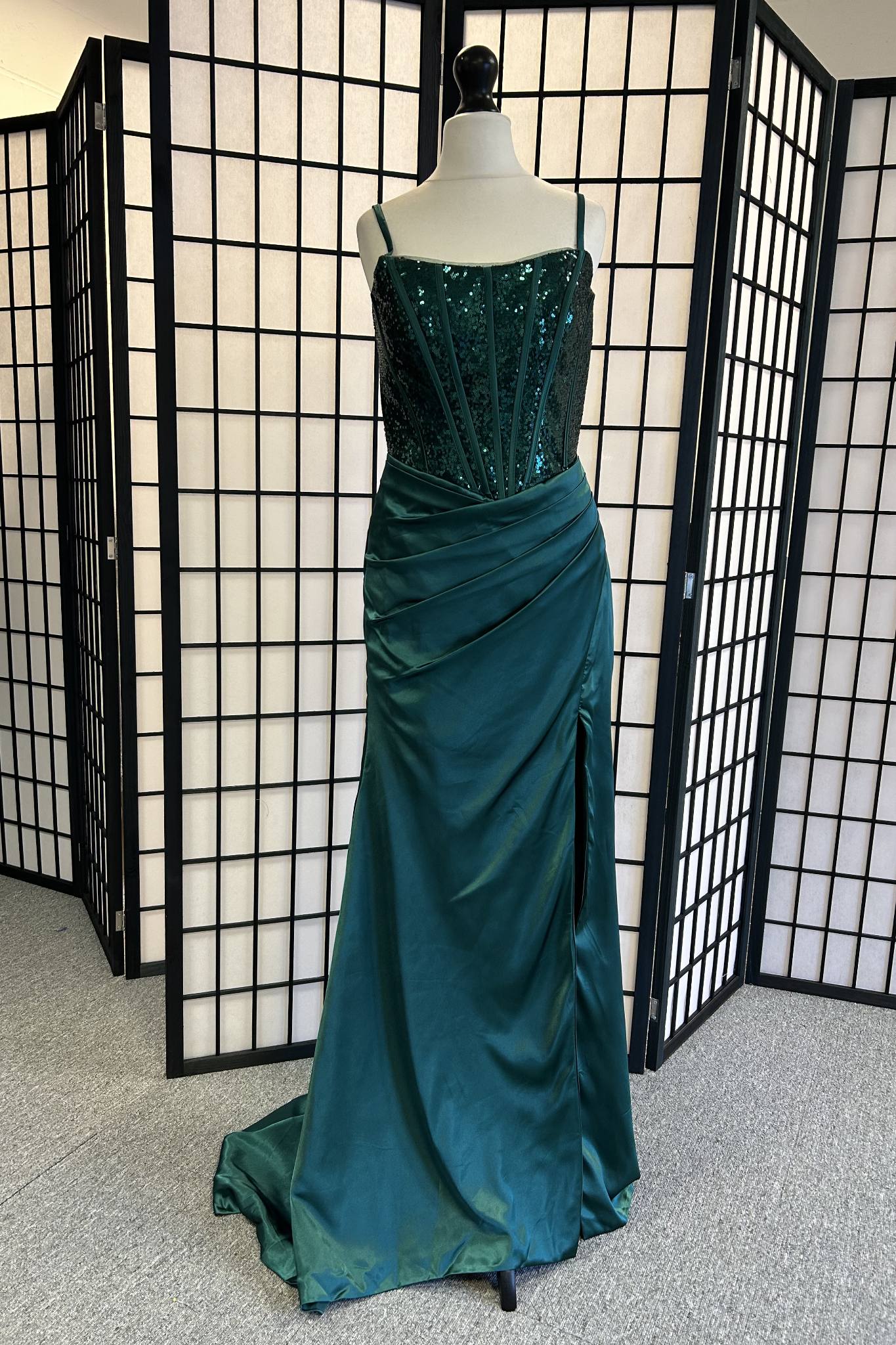 No Label Embellished Dark Green 6