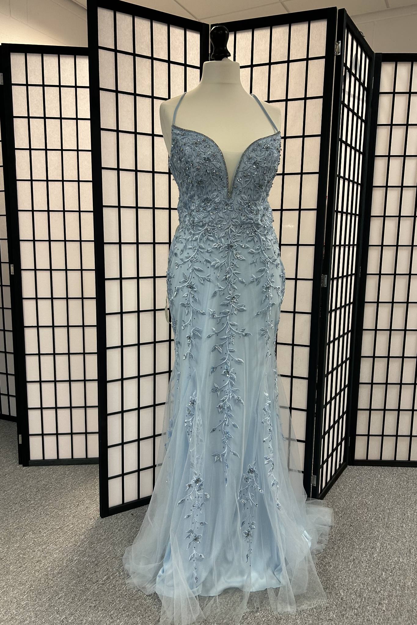 Angel forever Embellished Pale Blue 10